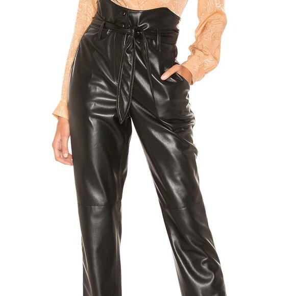 Nanushka, Ethan Vegan Leather Pant | Size: P (S) - Picture 2 of 10